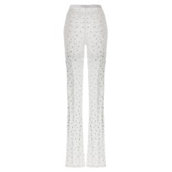 Rhinestone lace leggings