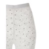 Rhinestone lace leggings