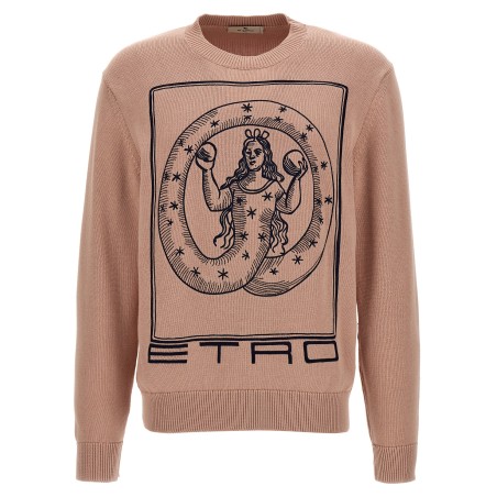 Logo embroidery sweater