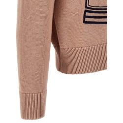 Logo embroidery sweater