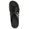 Logo leather sandals