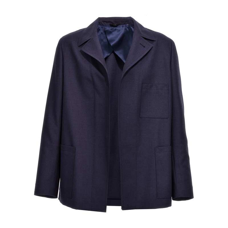 Half belt jacket