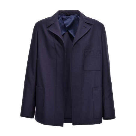 Half belt jacket