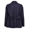 Half belt jacket
