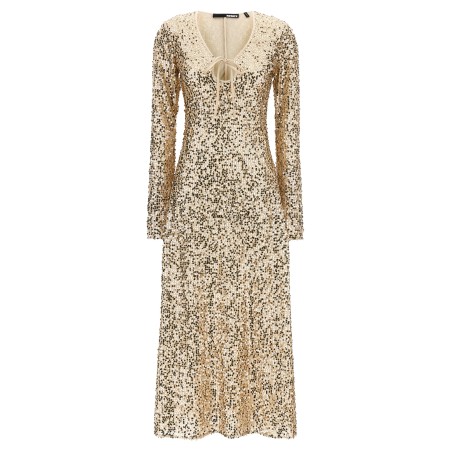 'Net Sequins Midi' dress