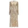 'Net Sequins Midi' dress