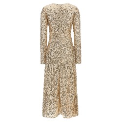 'Net Sequins Midi' dress
