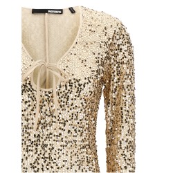 'Net Sequins Midi' dress