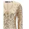 'Net Sequins Midi' dress