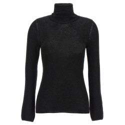 Silk cashmere turtleneck sweater