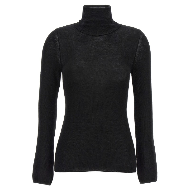 Silk cashmere turtleneck sweater