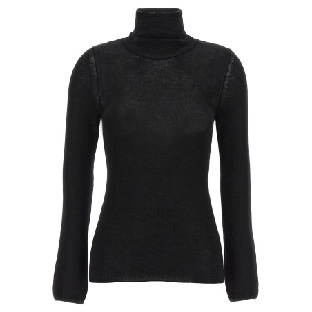 Silk cashmere turtleneck sweater