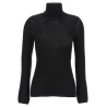 Silk cashmere turtleneck sweater