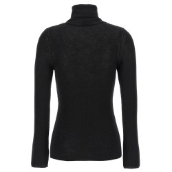Silk cashmere turtleneck sweater