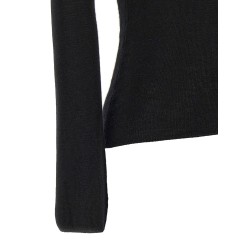 Silk cashmere turtleneck sweater