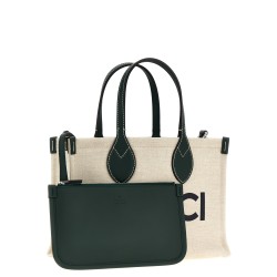 Mini logo shopping bag