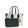 Mini logo shopping bag