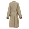 Long single-breasted trench coat