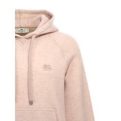 Logo embroidery wool hoodie