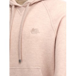 Logo embroidery wool hoodie