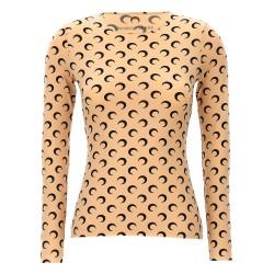 'Moon Printed Jersey' top