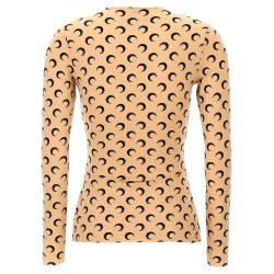 'Moon Printed Jersey' top
