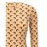 'Moon Printed Jersey' top