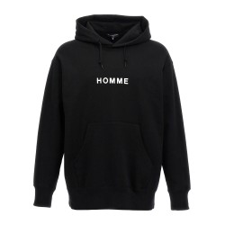 Logo print hoodie