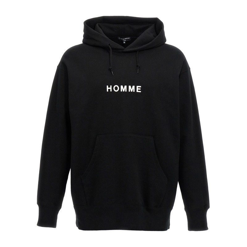 Logo print hoodie