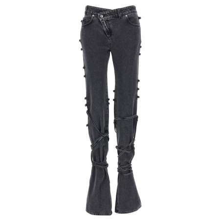 Jeans asymmetric closure
