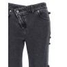 Jeans asymmetric closure
