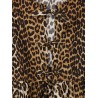 Leopard poplin dress