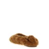 Fur ballet flats