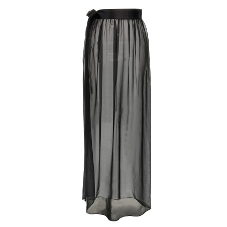 Chiffon long skirt