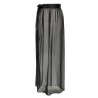 Chiffon long skirt