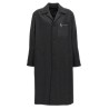 Single-breasted cashmere coat