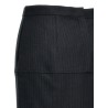 Pinstriped wool skirt