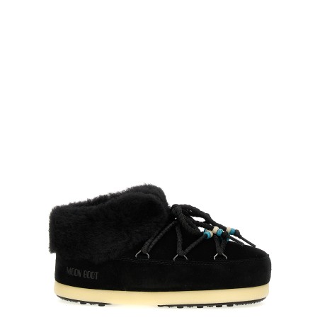 'Mule suede beads' ankle boots
