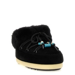 'Mule suede beads' ankle boots