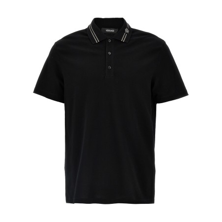'Medusa embroidery' polo shirt