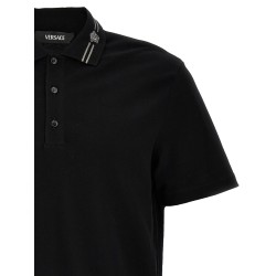 'Medusa embroidery' polo shirt