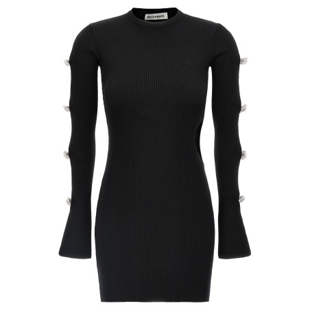 'Cut-Out Crystal Bow' dress