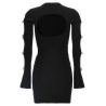 'Cut-Out Crystal Bow' dress