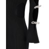 'Cut-Out Crystal Bow' dress