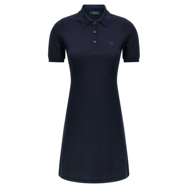 Piqué polo dress