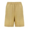 Linen bermuda shorts