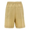 Linen bermuda shorts
