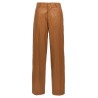 Leather-effect pants