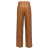 Leather-effect pants
