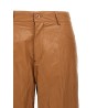 Leather-effect pants